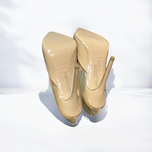 🌻NEW Jessica Rich Angelica Nude Color Sole Pointed Toe Pump Size 40 US Size 10 - Picture 8 of 10
